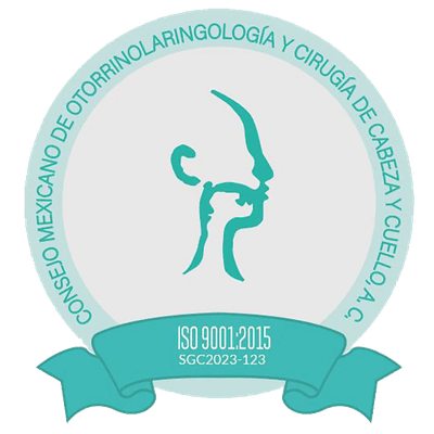 Sobre Mi 2 Logo del Consejo Mexicano de Otorrinolaringología y Cirugía de Cabeza y Cuello