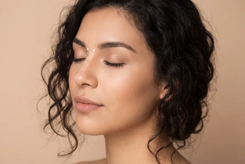 rinoplastia-estetica-concepto Paciente valorando una rinoplastia estética con especialista en Cancún